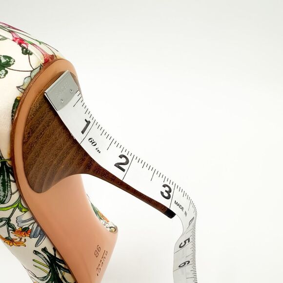 Gucci Horsebit Floral Pointed Toe Pumps Heels Satin Size 9 - Picture 14 of 15